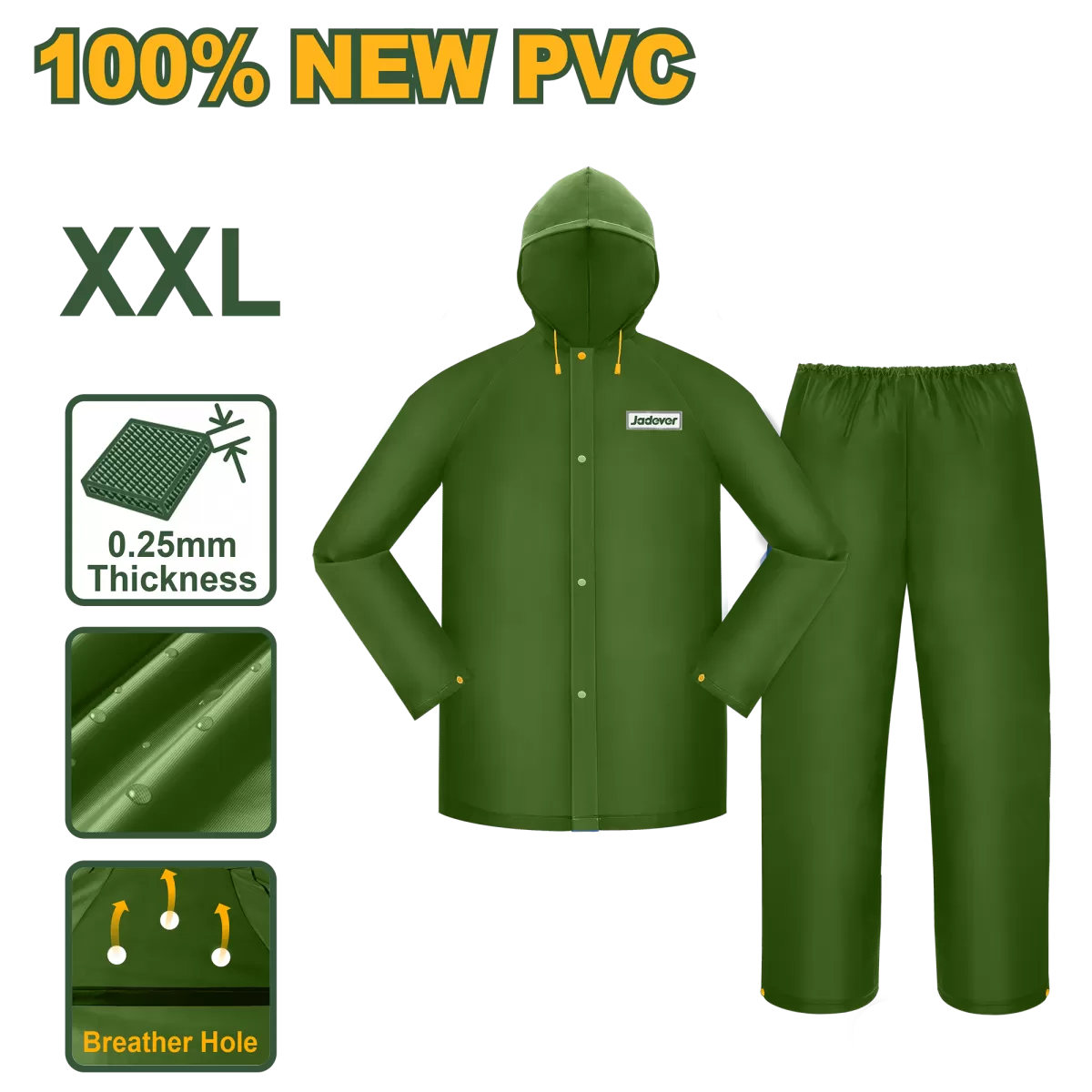 เสื้อกันฝน ขนาด XXL