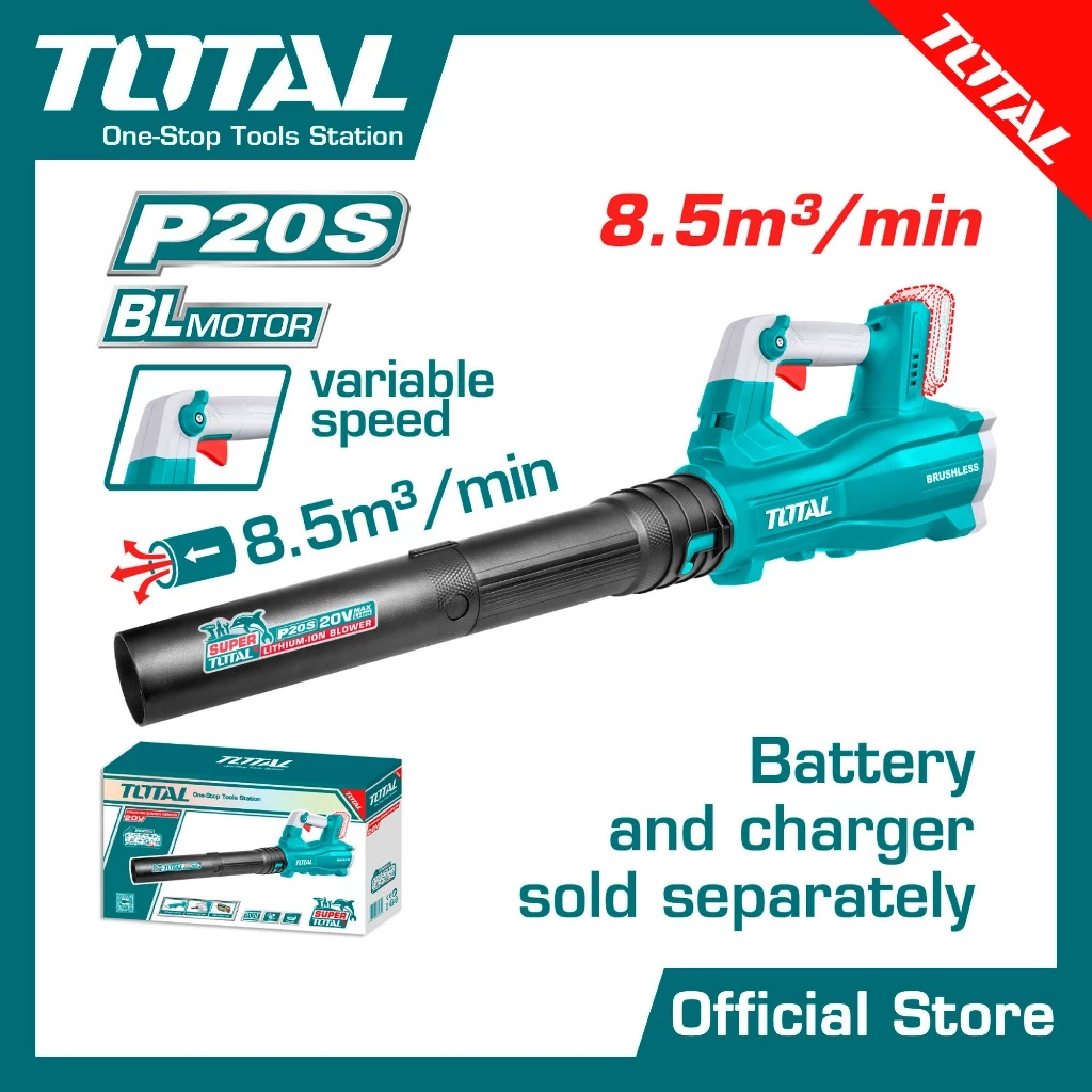 TOTAL เป่าลมแบตเตอรี่ไร้สาย20V. #TABLI20428