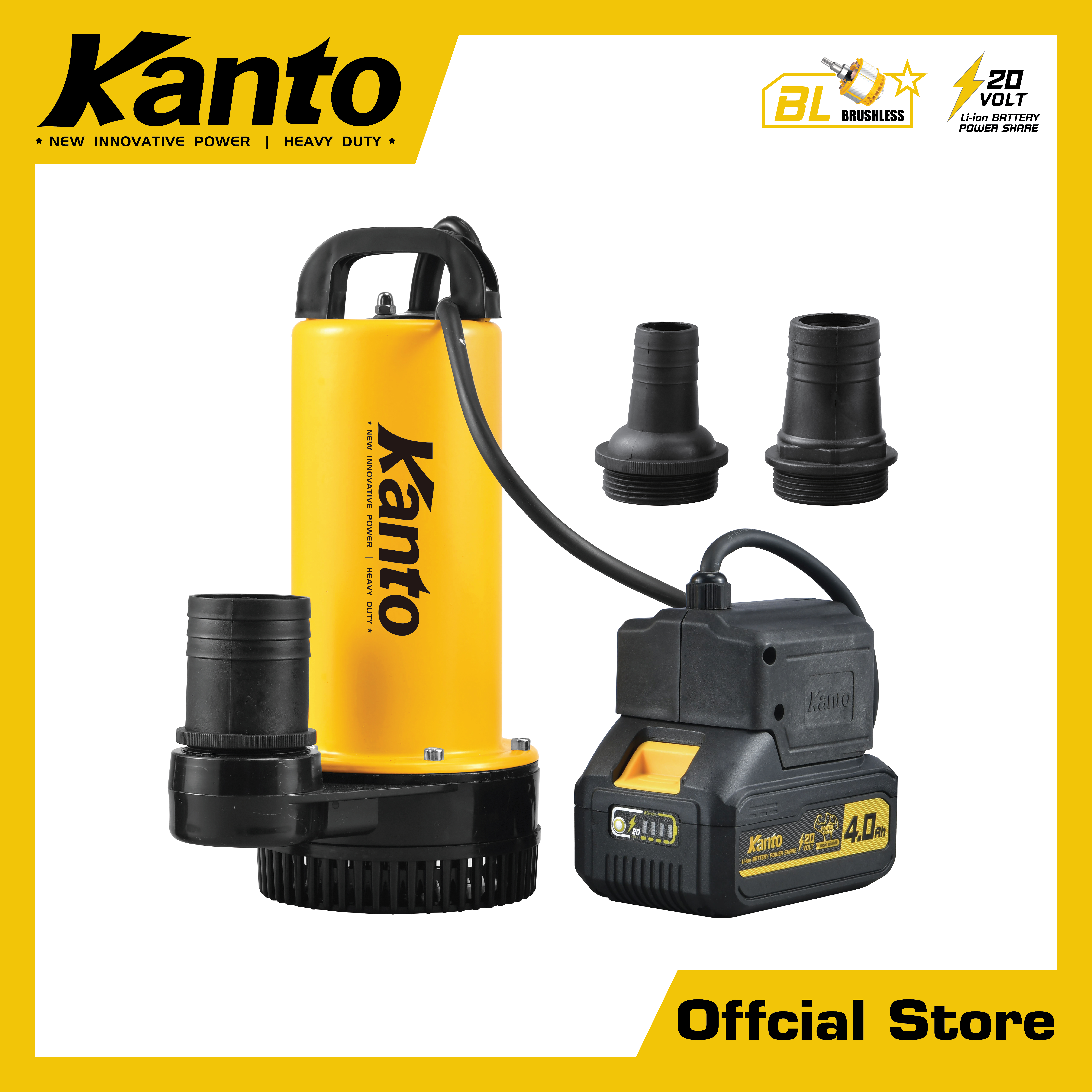 ปั้มแช่ดูดน้ำแบตเตอรี่ไร้สาย20V.ท่อ1&amp;quot;,1.5&amp;quot;,2&amp;quot;